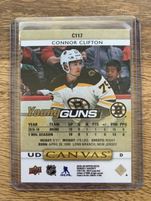 Connor Clifton Young Guns Canvas back