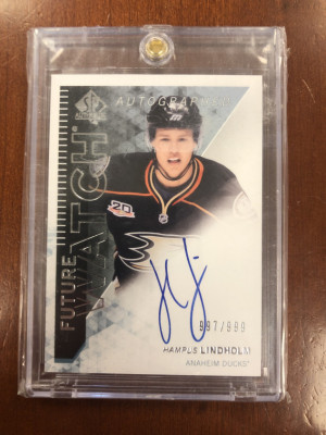 Hampus Lindholm Future Watch Auto /999 front