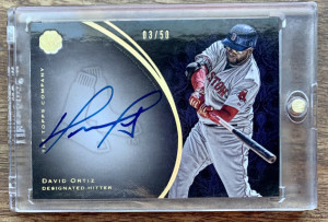 David Ortiz 2016 Topps The Mint Franchise Autograph 03/50 🔥 front
