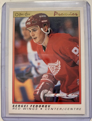 1990-91 O-Pee-Chee Premier Sergei Frederic front