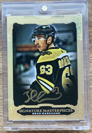 2020-21 Signature Masterpieces Brad Marchand front
