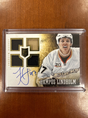 Hampus Lindholm Rookie Auto Patch /199 front