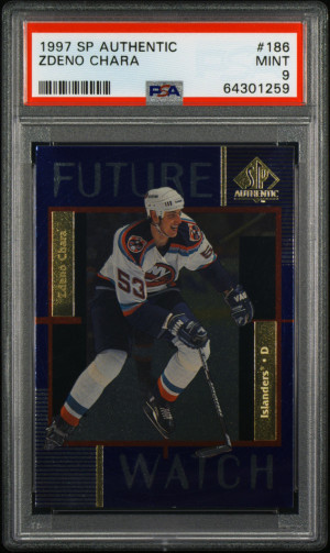 1997 SP Authentic Zdeno Chara Rookie Card PSA 9 front