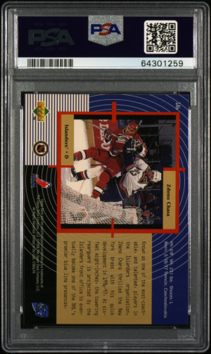 1997 SP Authentic Zdeno Chara Rookie Card PSA 9 back