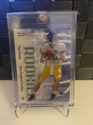 2000 Impact Tom Brady Rookie front