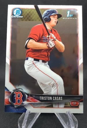 Triston Casas 2018 Bowman Draft Chrome RC #BDC-171 front