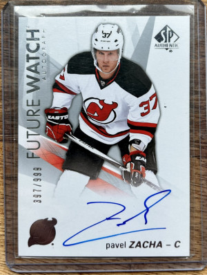 Pavel Zacha Future Watch Auto /999 front
