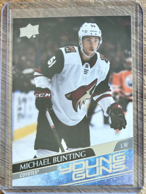 2020-21 Michael Bunting Upper Deck Young Guns Rookie RC front