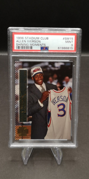 1996 Stadium Club - Allen Iverson - Shining Moments #SM15 front