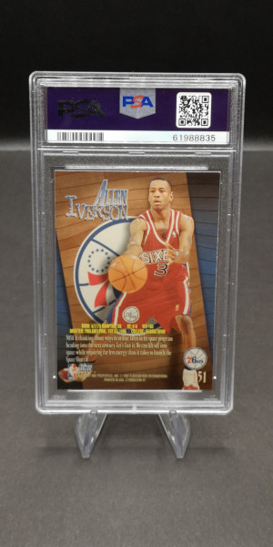 1996 Skybox Z Force - Allen Iverson #151 back