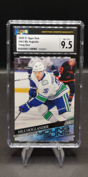 2020-21 Upper Deck - Nils Hoglander - Young Guns #462 front