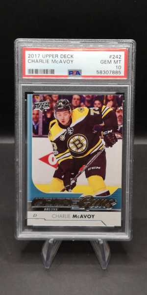 2017 Upper Deck - Charlie McAvoy - Young Guns #242 front