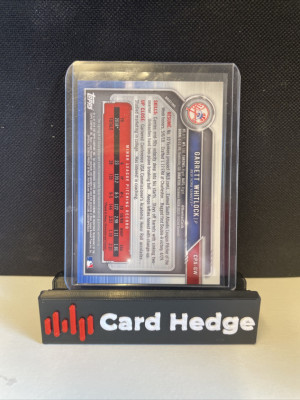 2019 Bowman Chrome Garrett Whitlock Prospect Auto Purple /250 #CPA-GW back