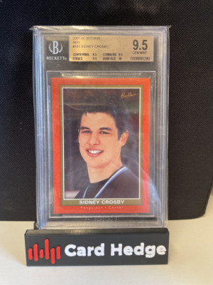 2005 Beehive Sidney Crosby Red #101
BGS 9.5 front