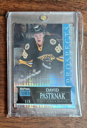 David Pastrnak Skybox Prospects Sparkling Diamonds front