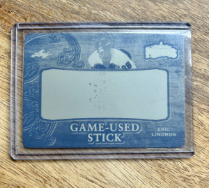 2016 Leaf Lumber Kings Yellow Printing Plate Eric Lindros 1/1 front