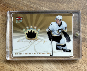 Sidney Crosby 2005-06 Fleer Ultra Scoring Kings Jersey RC front