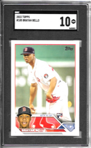2023 Topps Brayan Bello #185 RC SGC 10 front