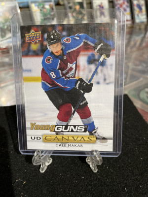 Cale Makar canvas young guns front