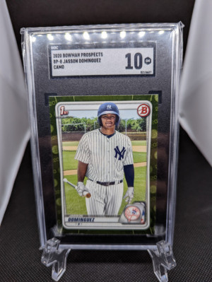 Jason Dominguez first Bowman camo sgc 10 back