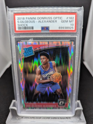 Shai gilgeous Alexander shock PSA 10 back