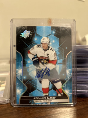 2019-20 UD SPX ALEKSANDER BARKOV AUTO!!! Panthers! front