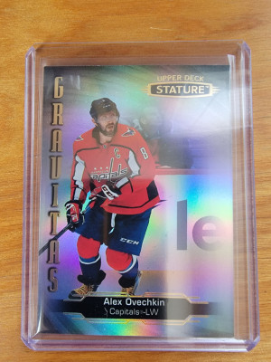 2020-21 Upper Deck Stature Gravitas Alex Ovechkin Washington Capitals front
