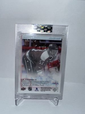 2020-21 UD Clear Cut Peter Bondra Auto 91-92 Tribute Rookie Auto back