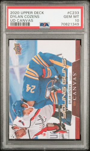 Dylan Cozens Young guns Canvas PSA 10 front