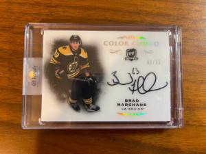 Brad Marchand Color Coded /22 back