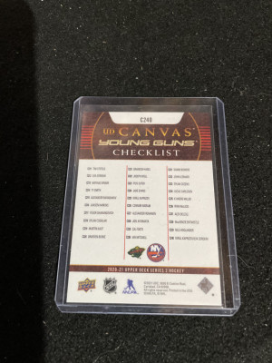 20-21 canvas young guns checklist back