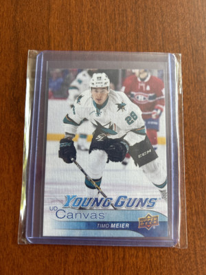 Timo Meier Canvas Young Guns front