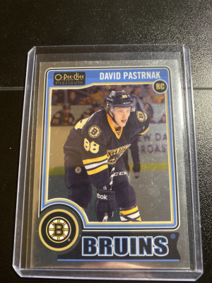 David Pastrnak 14-15 OPC Platinum Rookie front