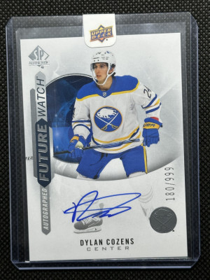 Dylan Cozens 20/21 SPA Future Watch Autograph front