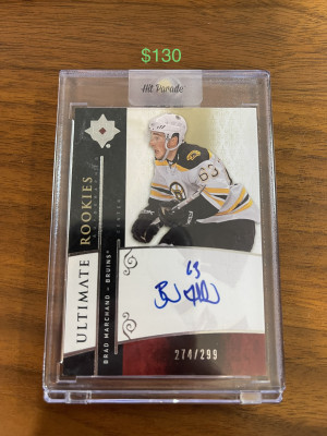 Brad Marchand Ultimate Rookies /299 front