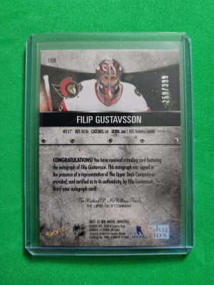 Filip Gustavsson auto back
