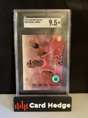 1994 Skybox Emotion Michael Jordan #100 SGC 9.5 front