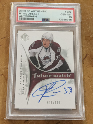 2009 SP Future Watch Auto Ryan O'Reilly PSA 10 front