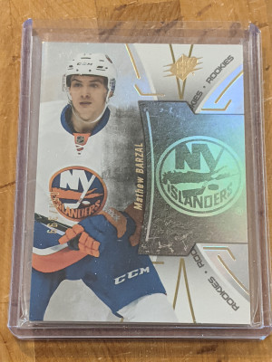 16-17 SPx Rookie Mathew Barzel /399 front