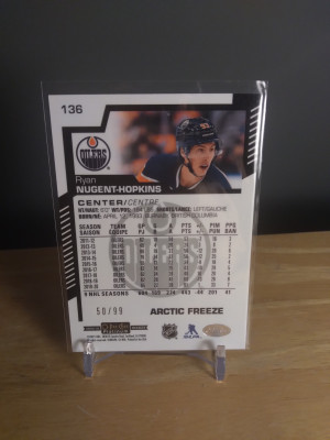 Ryan Nugent-Hopkins O-Pee-Chee Platinum Arctic Freeze /99 back