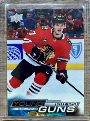 2021 Upper Deck Young Guns Lukas Reichel Rookie front
